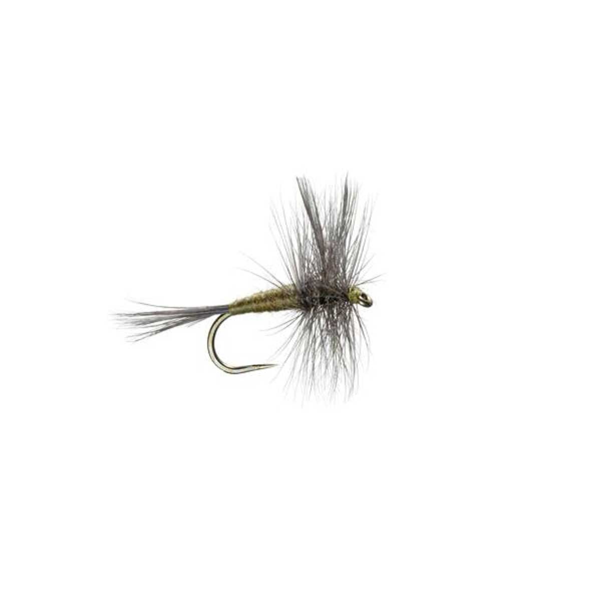 Barbless Blue Winged Olive BWO Trout Dry Fly Fishing Flies - 6 Flies Size 18