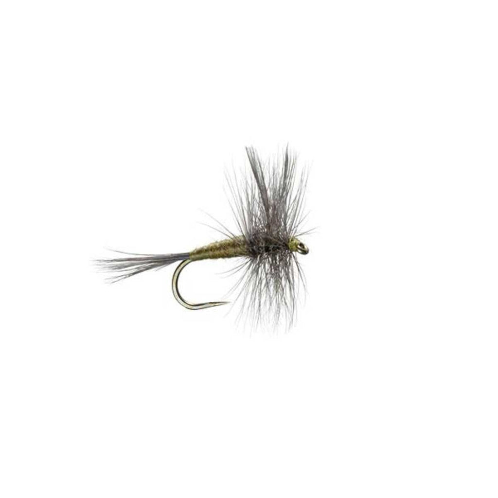 Barbless Blue Winged Olive BWO Trout Dry Fly Fishing Flies - 6 Flies Size 16