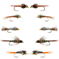 Basics Collection - Flash Back Tungsten Bead Head Nymphs 10 Flies  #10-16