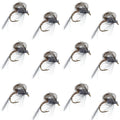CDC Loop Wing Adams Emerger Fly 12 Flies - Hook Size 18