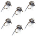 CDC Loop Wing Adams Emerger Fly 6 Flies - Hook Size 16