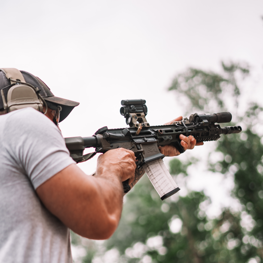 18350 LED Rifle Mounted Light - 6x Anodized Colors