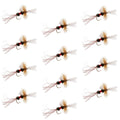 Royal Wulff Cripple Mayfly - Caddis Emerger - 1 Dozen Flies Hook Size 14