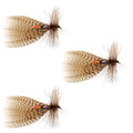 3 Pack Hornberg Special Streamer or Dry Fly - Hook Size 10