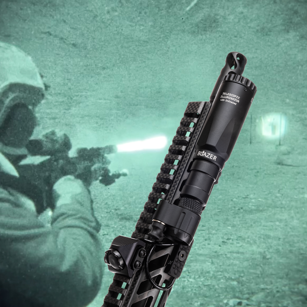 BLAZER I - LED IR Illuminator HEADS + Nylon Wraps (IP65)