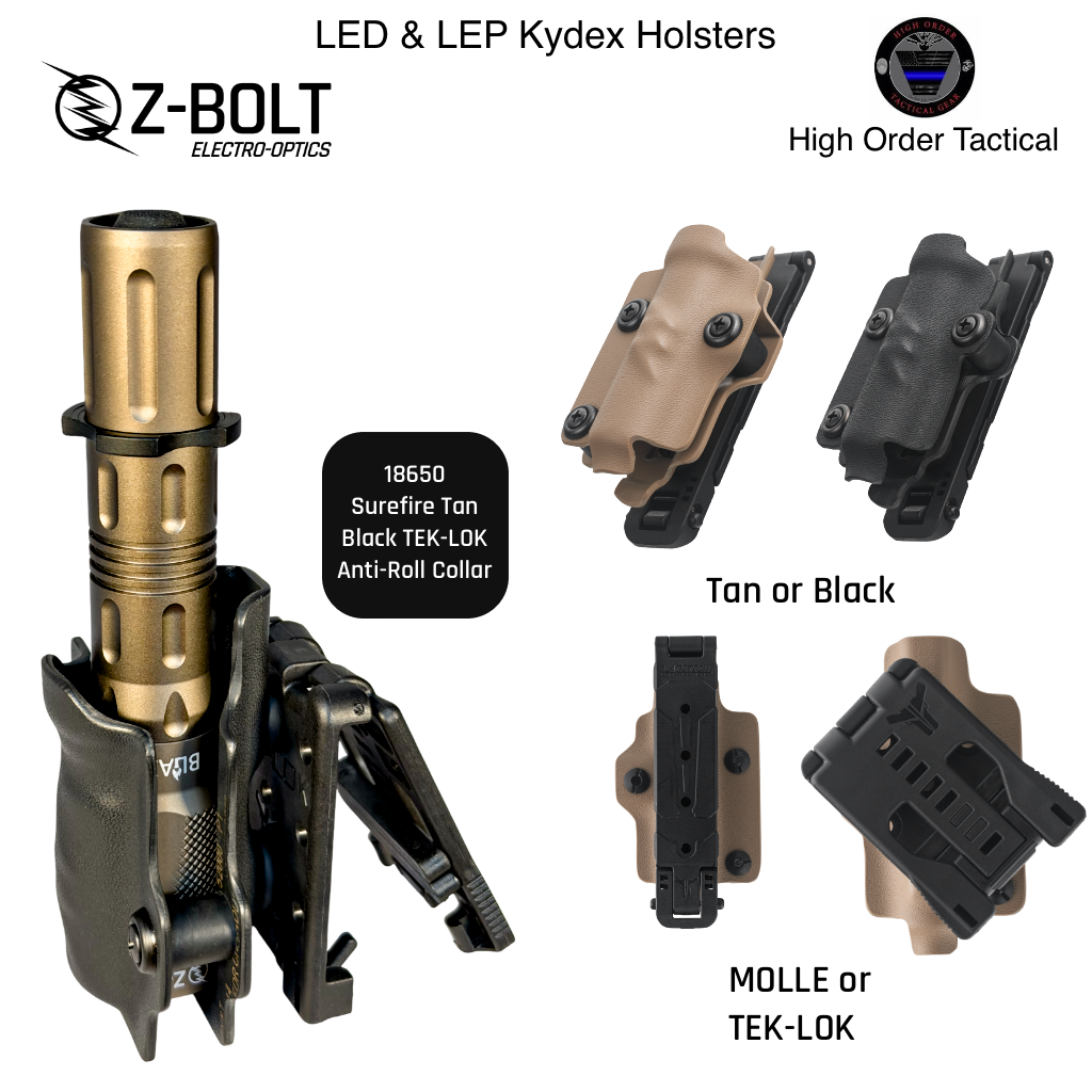 18650 LED Handheld Light for Patrol or EDC