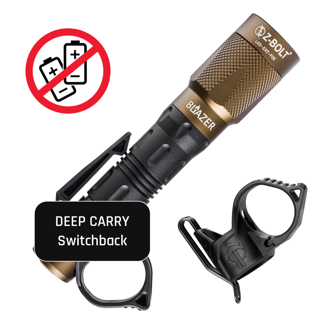 18650 LED Handheld Light for Patrol or EDC
