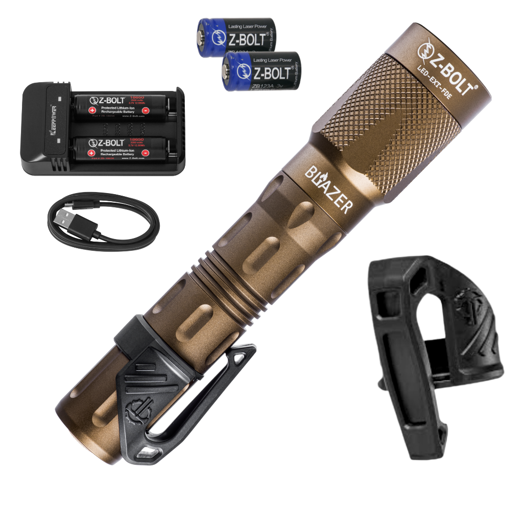 18650 LED Handheld Light for Patrol or EDC