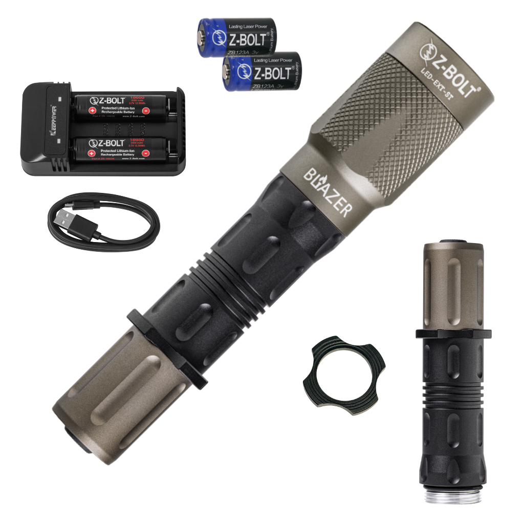 18650 LED Handheld Light for Patrol or EDC
