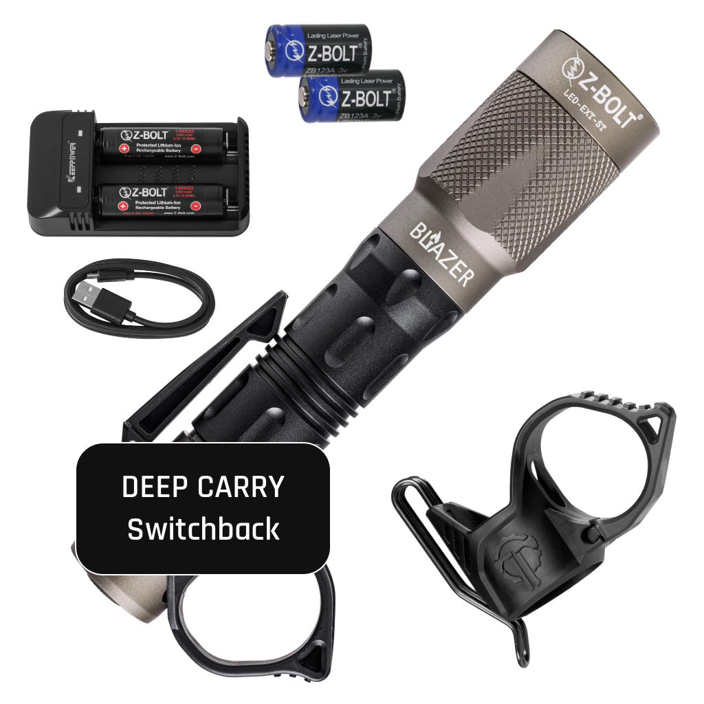 18650 LED Handheld Light for Patrol or EDC