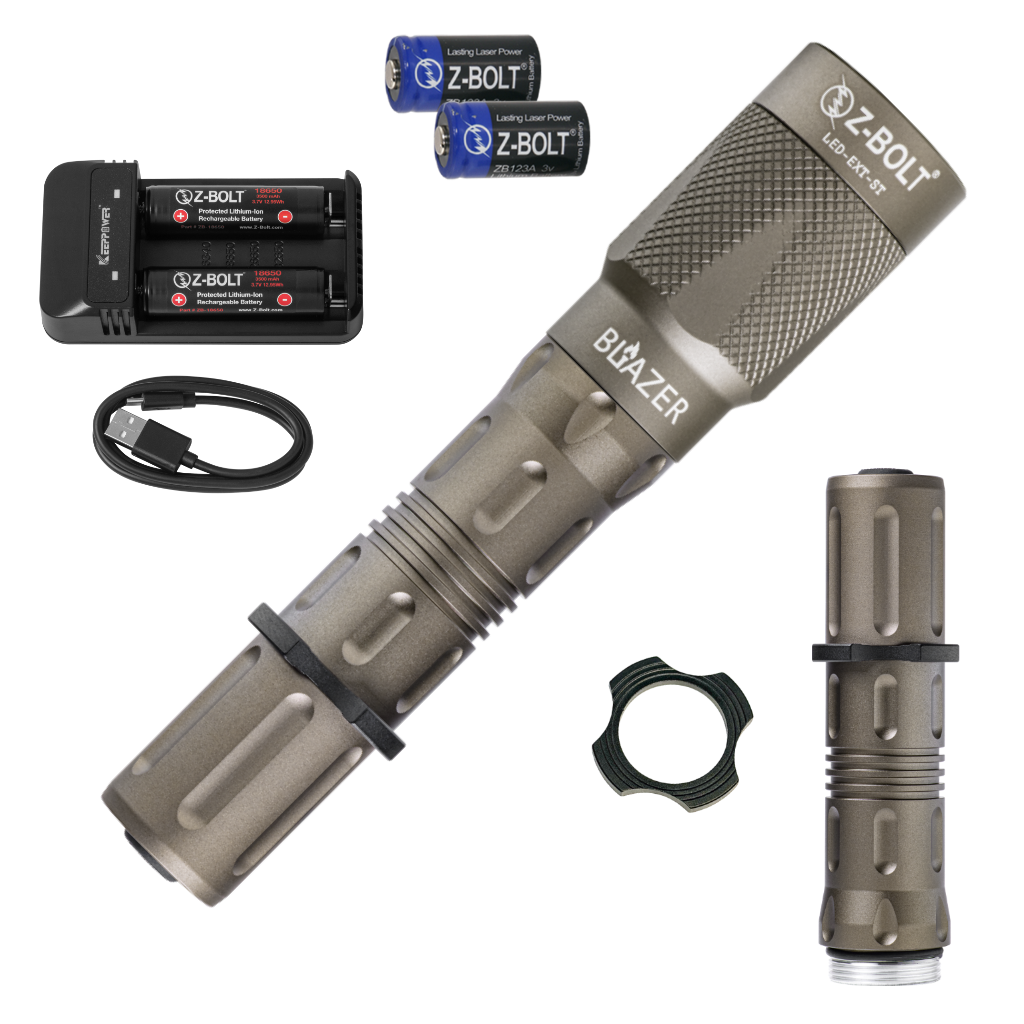 18650 LED Handheld Light for Patrol or EDC