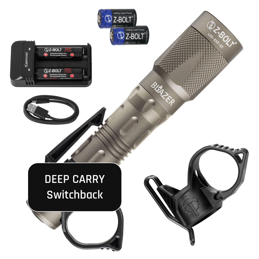 18650 LED Handheld Light for Patrol or EDC