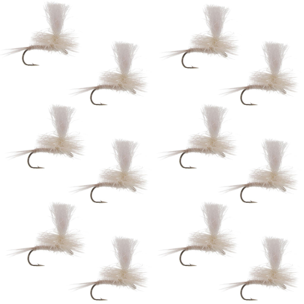 Parachute Light Cahill Classic Trout Dry Fly Fishing Fly - 1 Dozen Hook Size 16