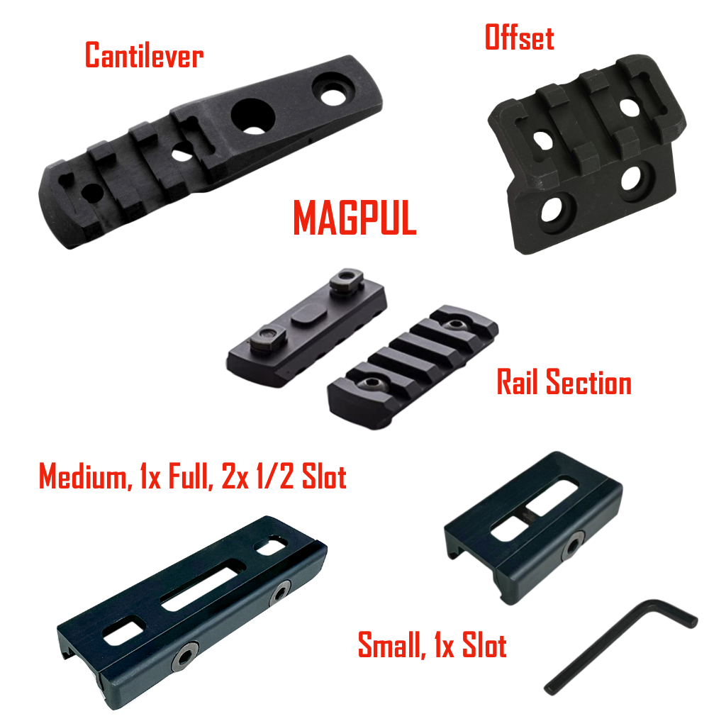 18350 LED Rifle Mounted Light - 6x Anodized Colors