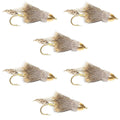 Cone Head Muddler Minnow Trout and Bass Streamer Fly - 6 Flies Size 6