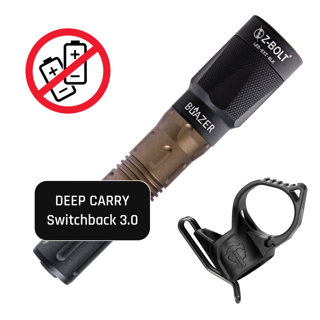 18650 LED Handheld Light for Patrol or EDC