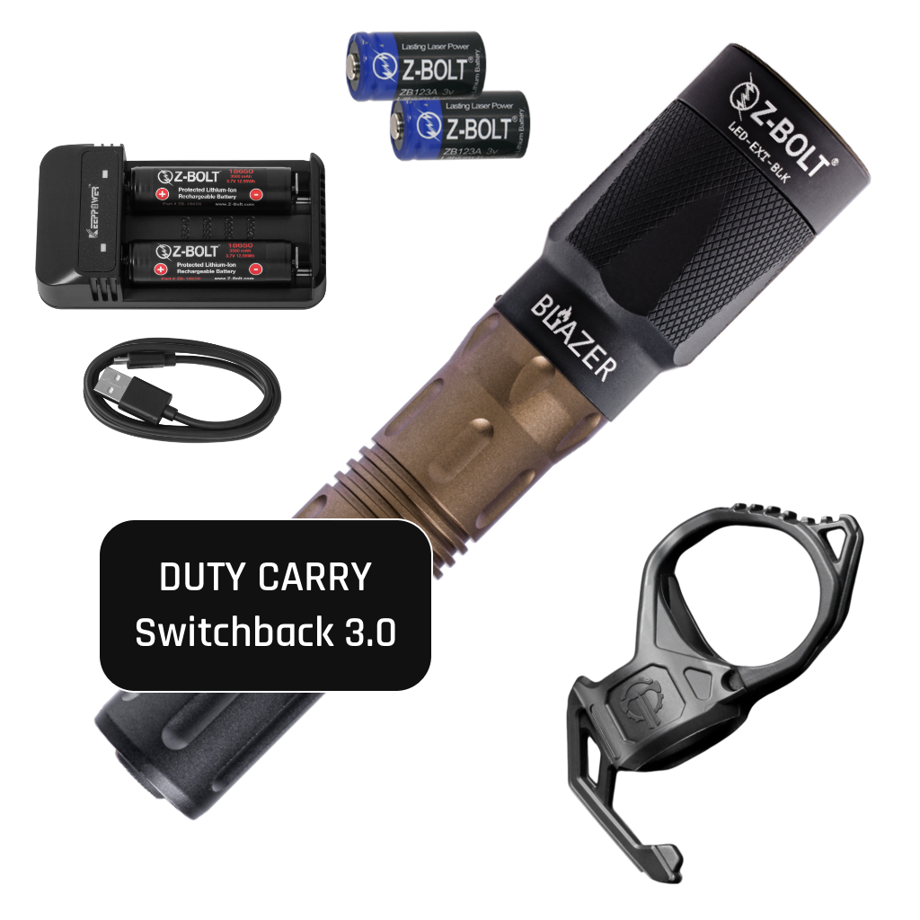 18650 LED Handheld Light for Patrol or EDC
