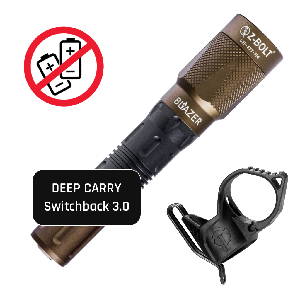 18650 LED Handheld Light for Patrol or EDC