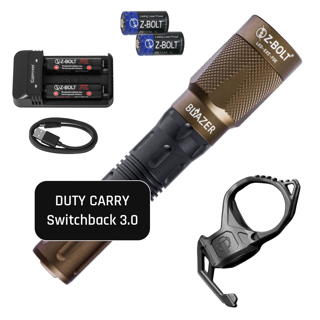 18650 LED Handheld Light for Patrol or EDC