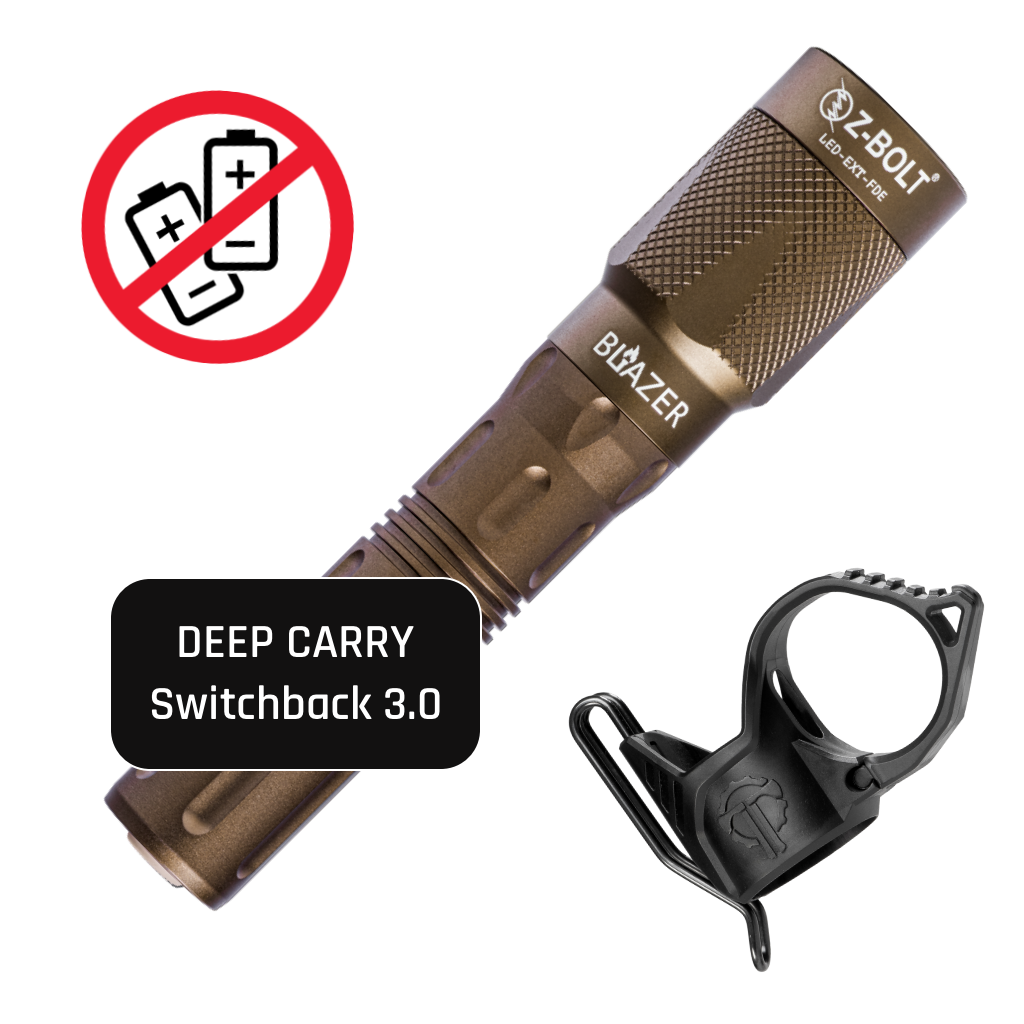 18650 LED Handheld Light for Patrol or EDC