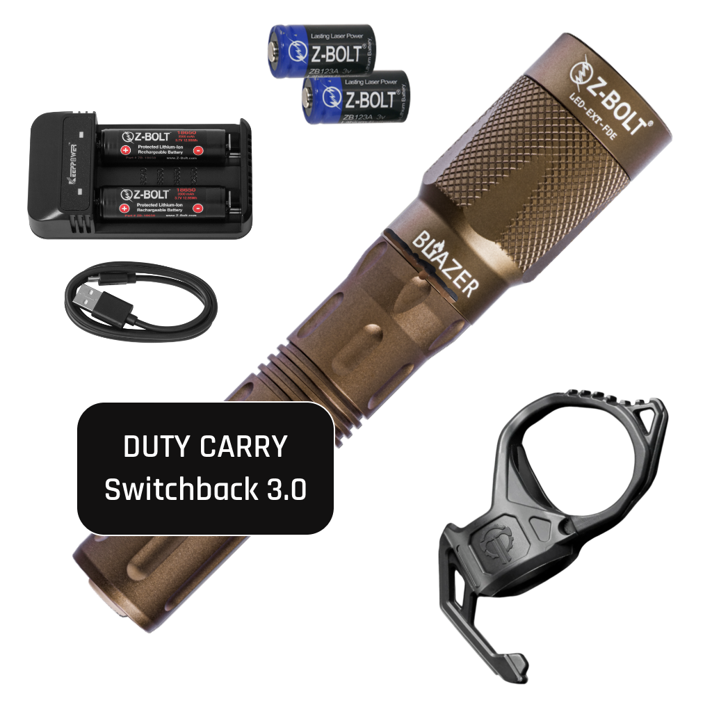 18650 LED Handheld Light for Patrol or EDC
