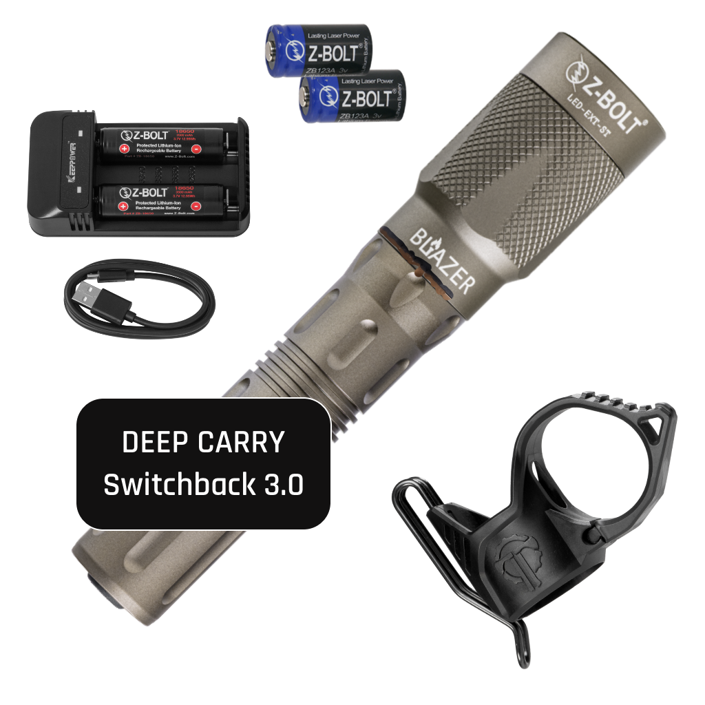 18650 LED Handheld Light for Patrol or EDC