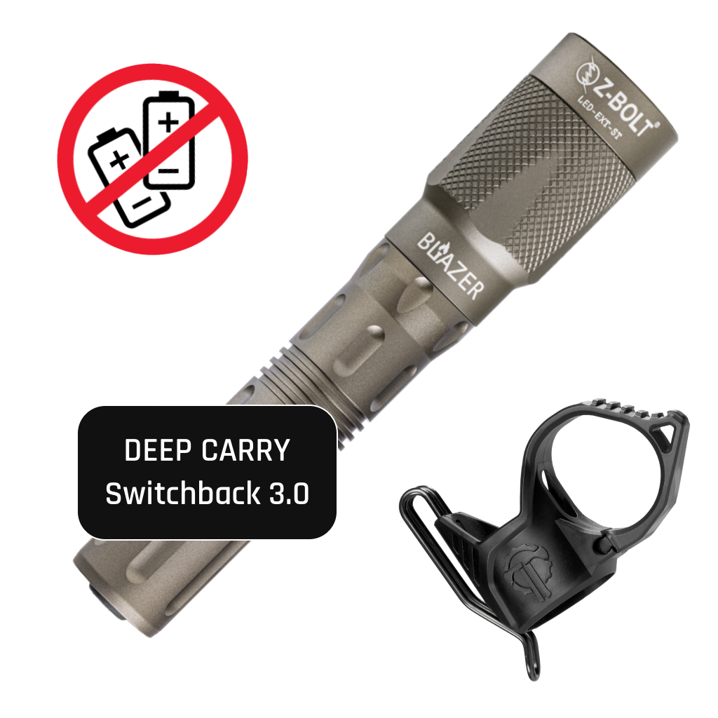 18650 LED Handheld Light for Patrol or EDC