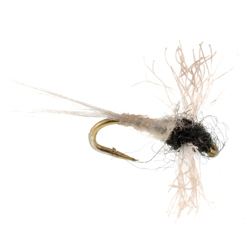 Z-Lon Wing Trico Spinner Kapok Body Hook 12 Flies Size 20