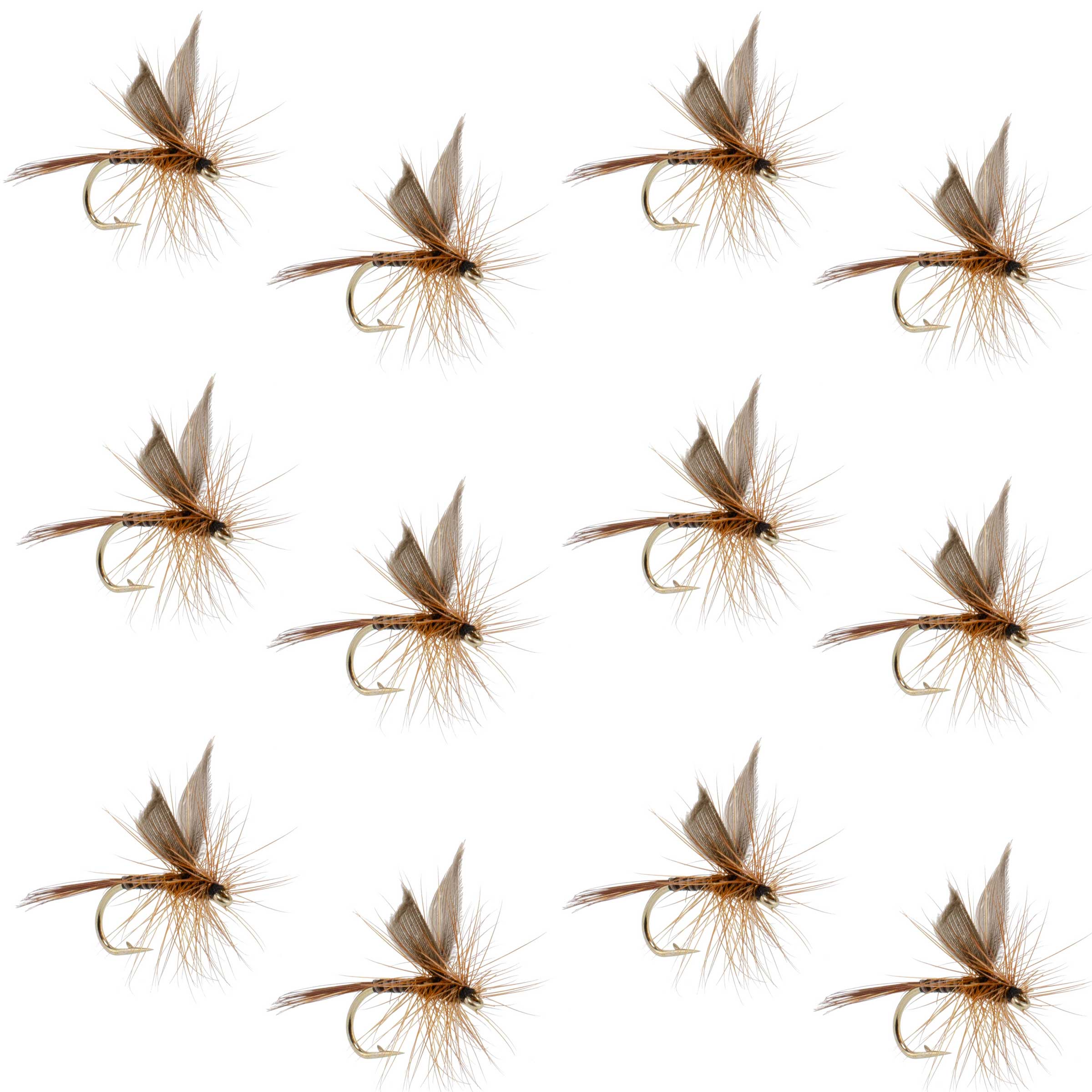 Red Quill Classic Dry Fly - 12 Flies Size 18