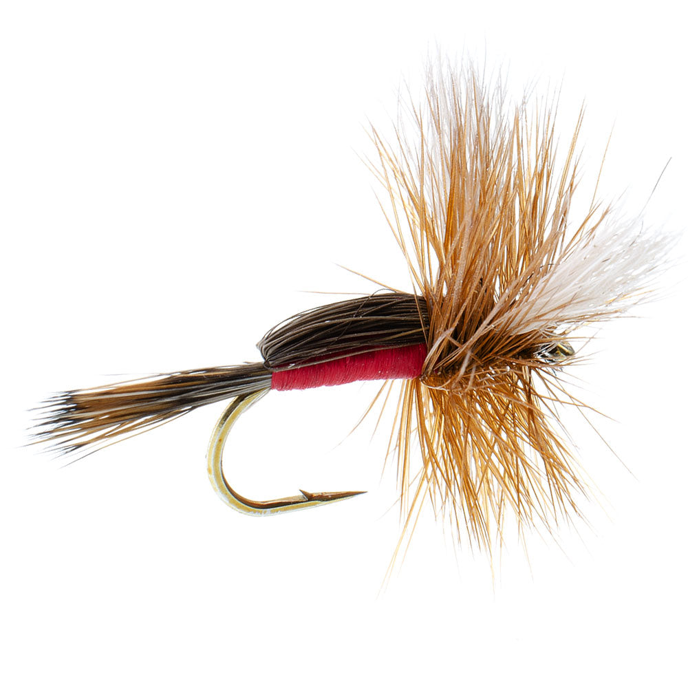 Royal Humpy Classic Hair Wing Dry Fly - 12 Flies Hook Size 10
