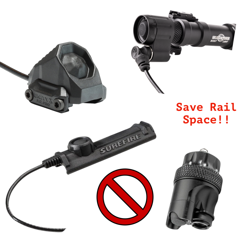 18350 LED Rifle Mounted Light - 6x Anodized Colors