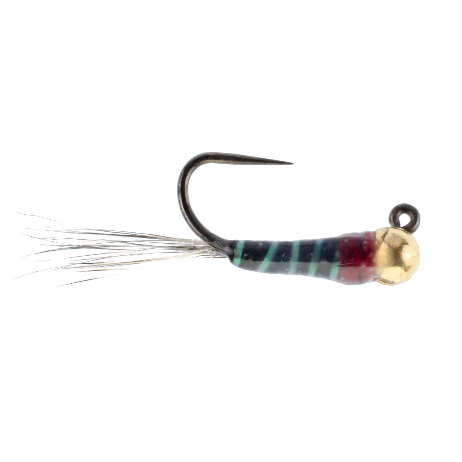 3 Pack Tungsten Black Perdigon Tactical Jig Czech Euro Nymph  - Size 18