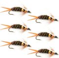 Double Bead Prince Nymph Fly Fishing Flies - 6 Flies Hook Size 10